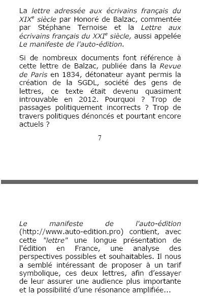 introduction à la lettre aux écrivains français de balzac